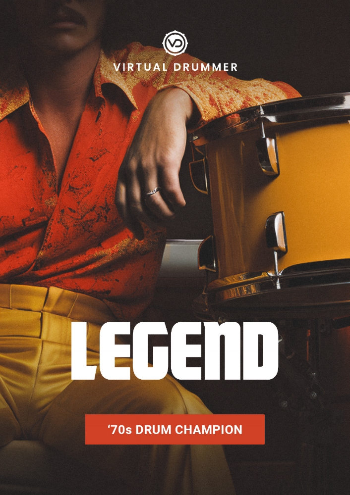 Virtual Drummer LEGEND  Dry Vintage 70s Retro Drums