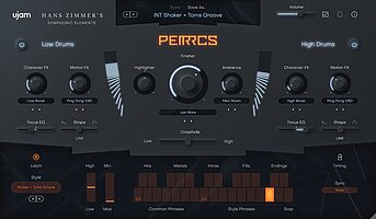 SE Percussion UI Screenshot
