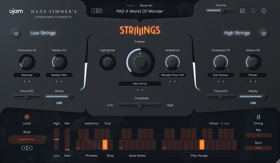 SE Strings UI Screenshot
