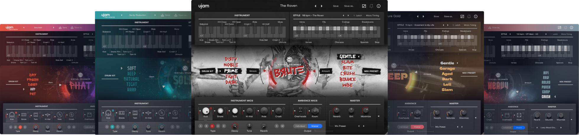 virtual drummer series gui