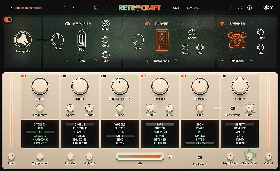 Retrocraft UI