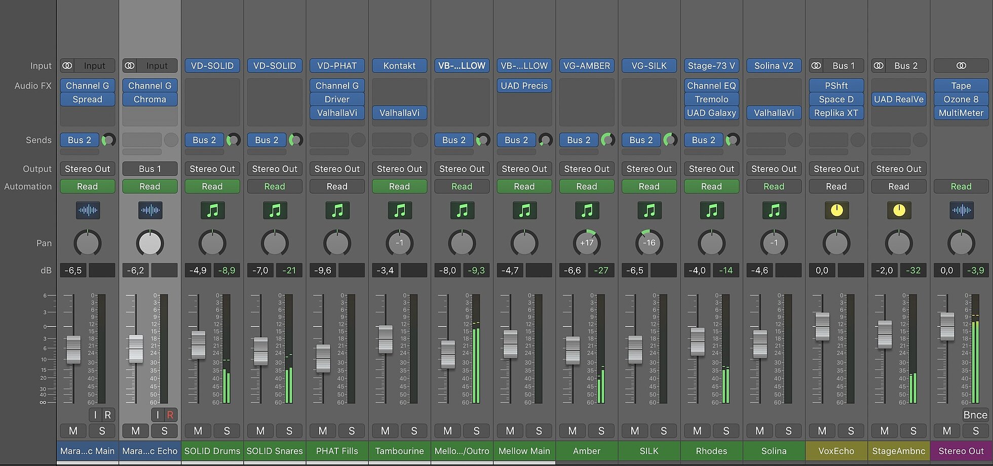 Mixer Setup