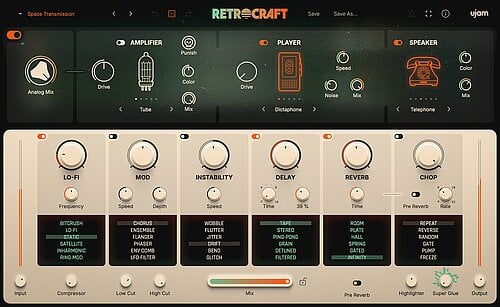 Retrocraft UI