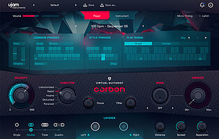 virtual guitarist carbon gui