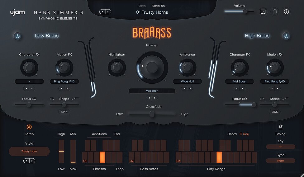 SE Brass UI Screenshot