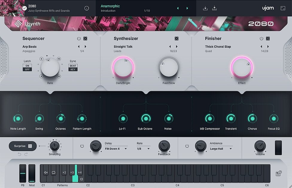 usynth 2080 gui l