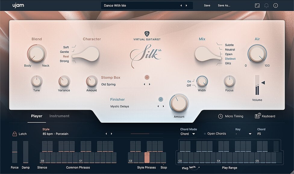 Virtual Guitarist Silk 2 | Strummed and picked accompaniments