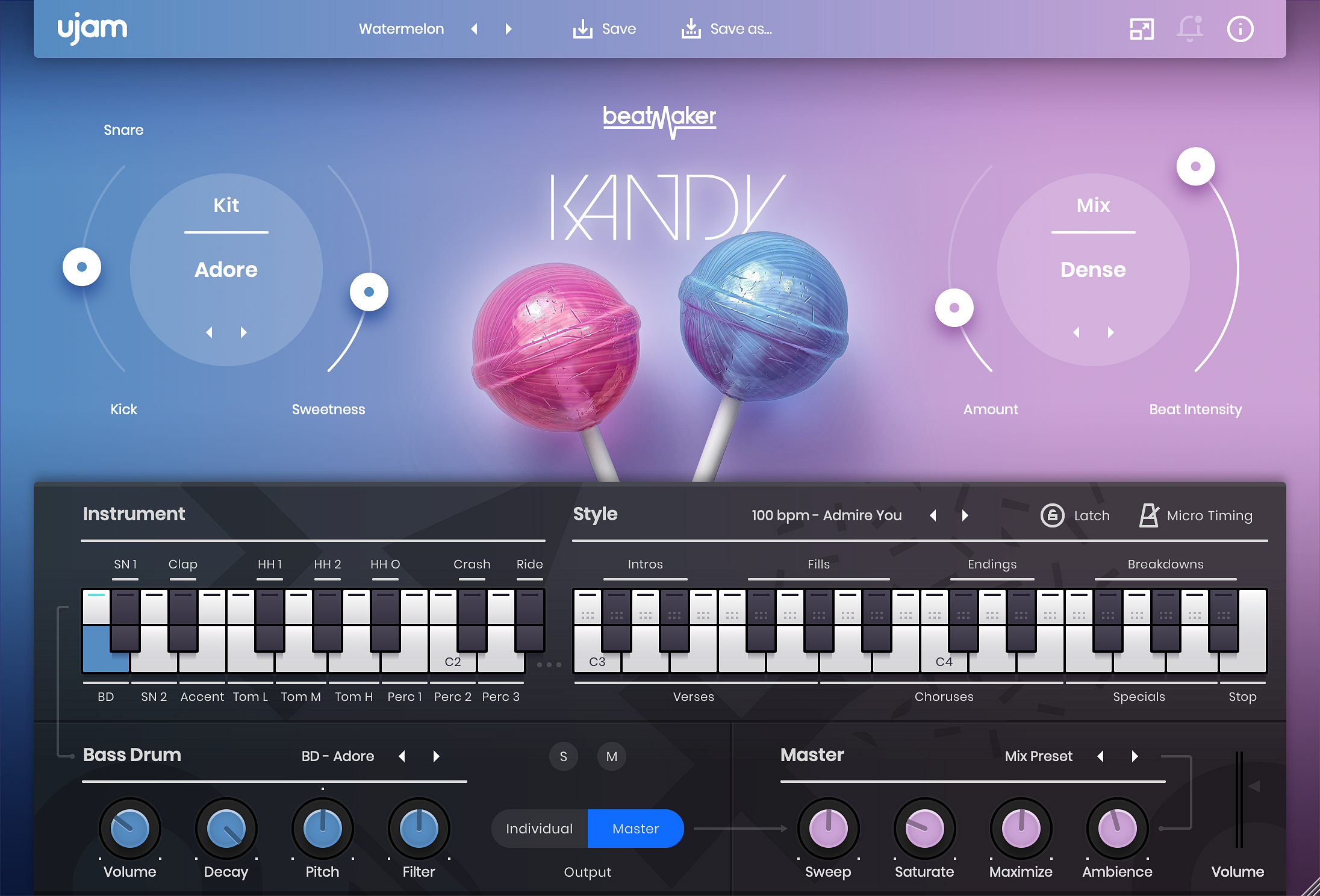 beatmaker kandy gui uncompressed