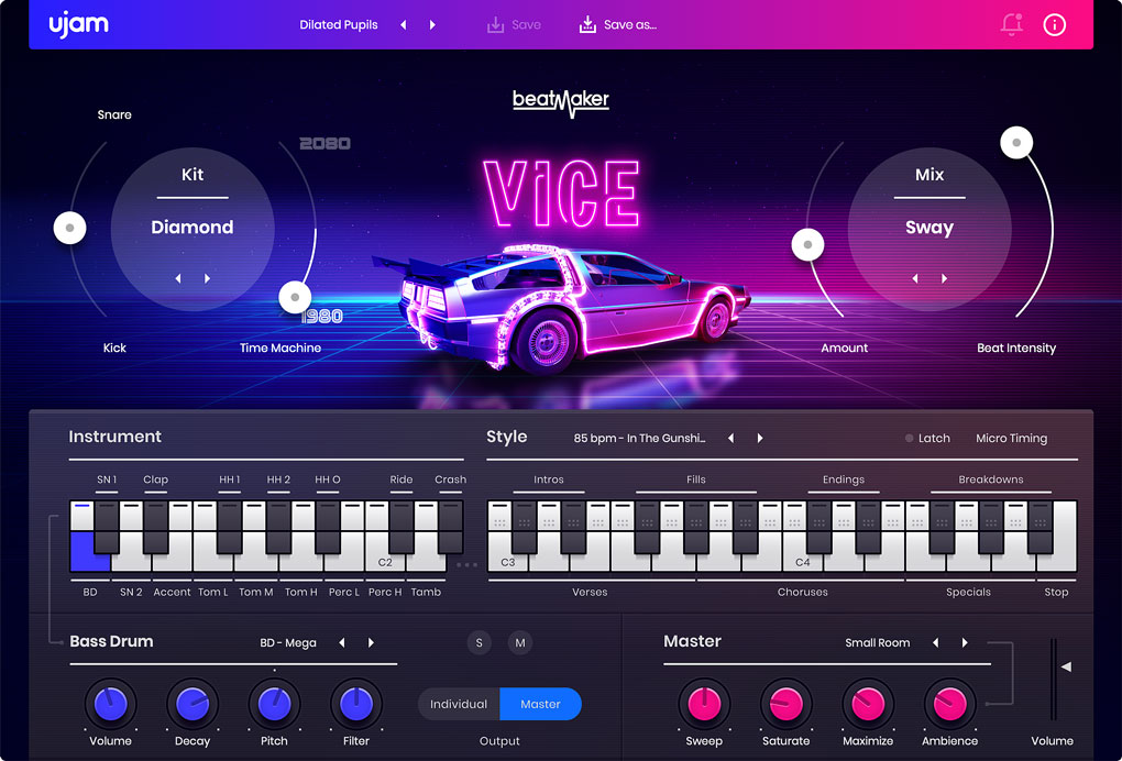 Beatmaker VICE User Interface
