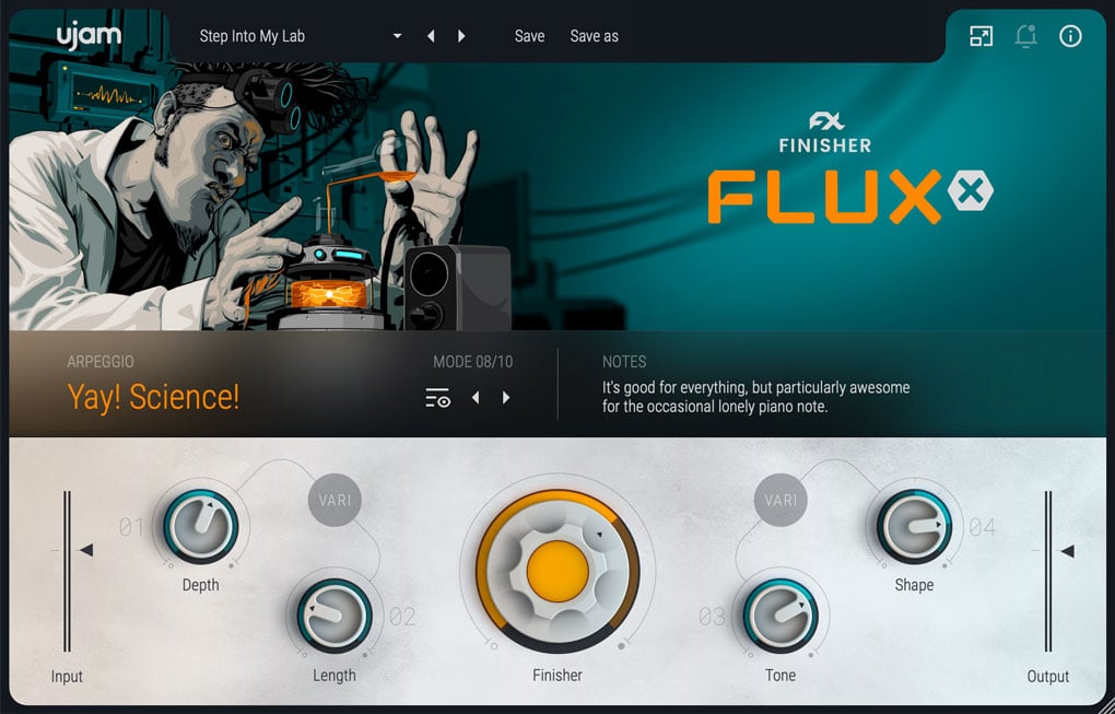 Finisher FLUXX User Interface