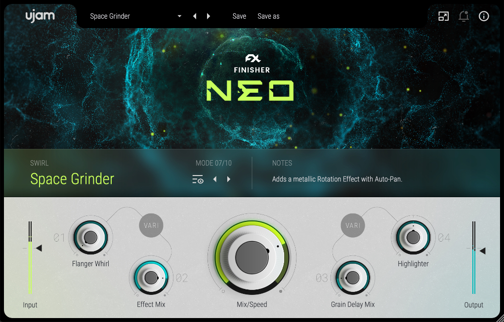 Finisher NEO User Interface