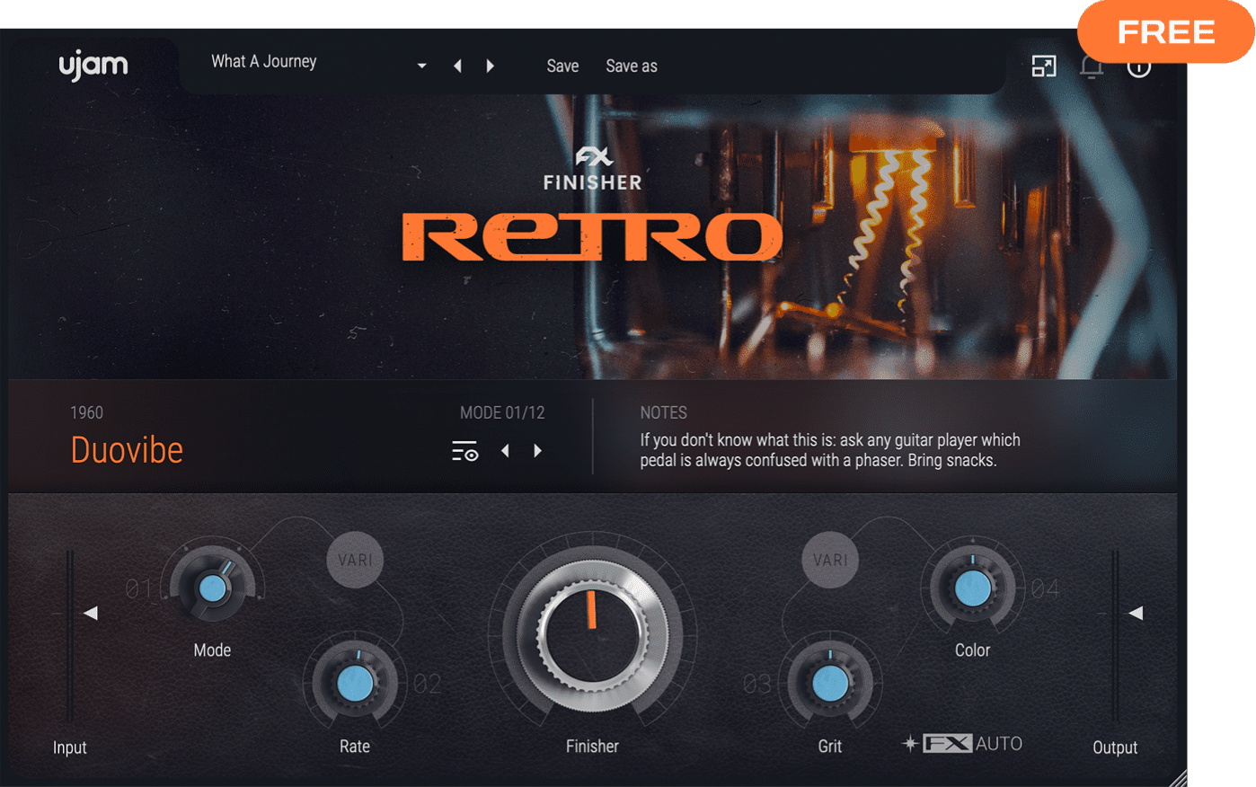 finisher retro ui free