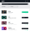 Screenshot of the UJAM App