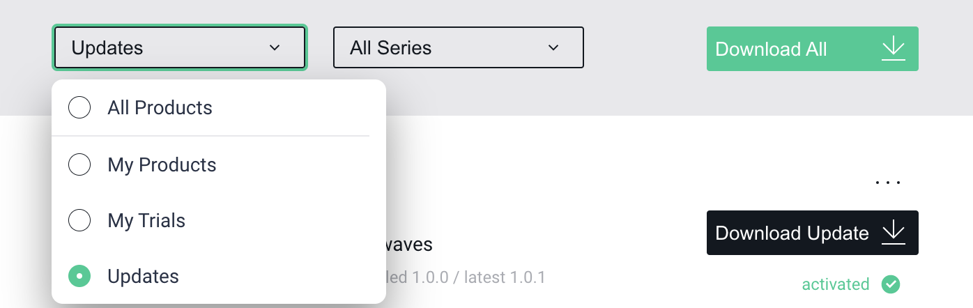 Update Dropdown App