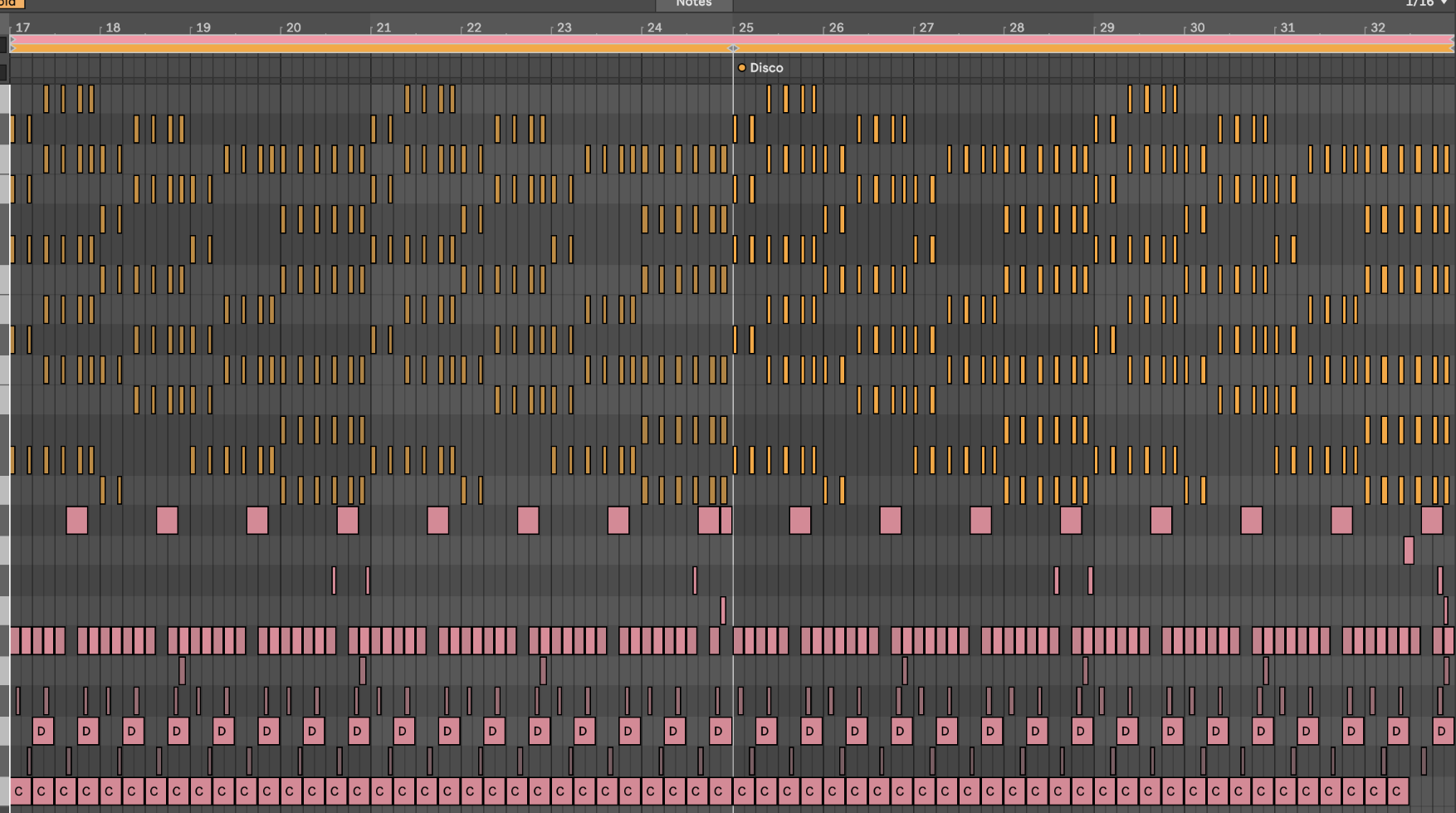 Nu Disco   Full Drums With CHord overlay