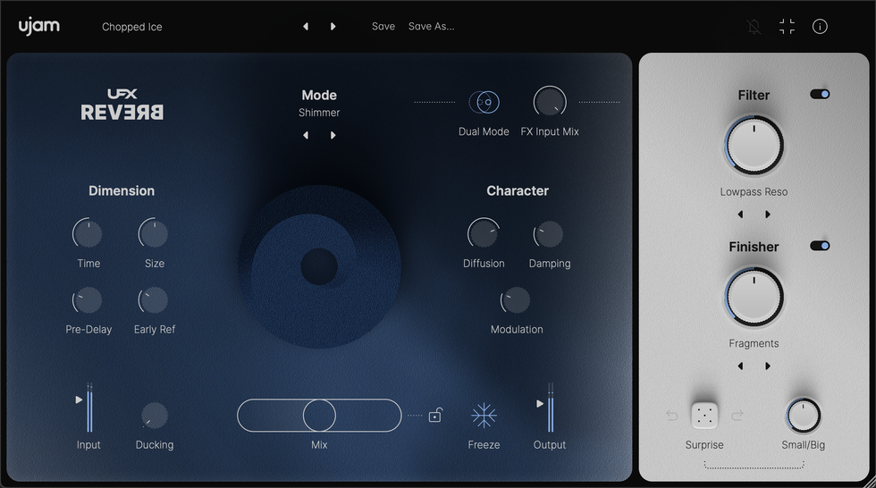 UFX REVERB UI sm