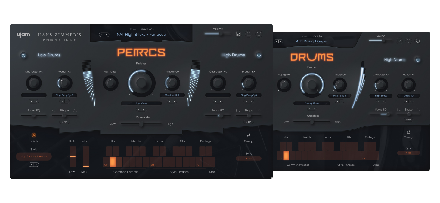 se drums percussion uis small